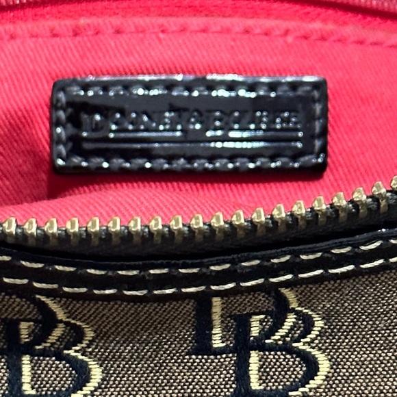 DOONEY & BOURKE Logo Monogramed Zippered Shoulder Bag - Picture 9 of 15